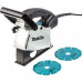 Штроборез Makita SG1251J, без аккумулятора, 1400 Вт черный