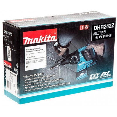 Перфоратор аккумуляторный Makita DHR242Z 0 коробка, без аккумулятора