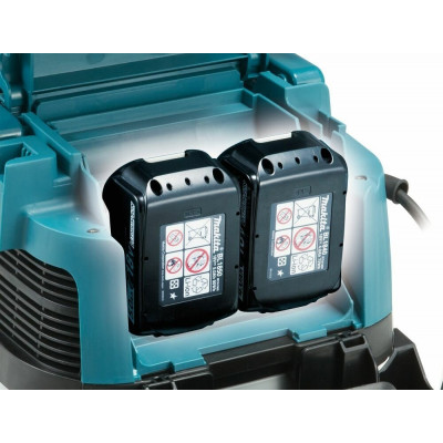 Пылесос аккумуляторный DVC150LZ Makita, гибрид