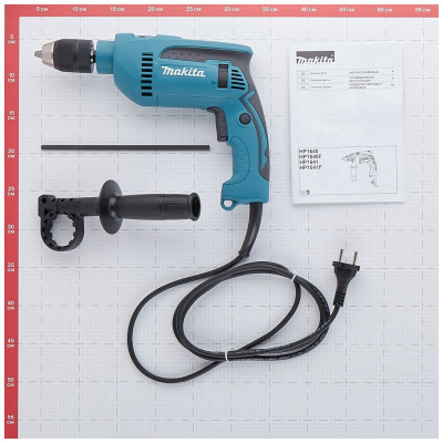 Ударная дрель Makita HP1641F, 680 Вт, без аккумулятора