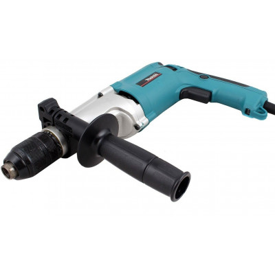 Ударная дрель Makita HP2071F, 1010 Вт, без аккумулятора бирюзовый