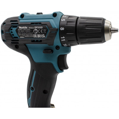 Аккумуляторная дрель-шуруповерт Makita DF333DWYE 12 В