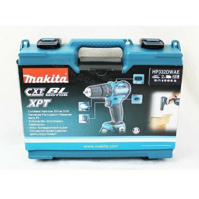 Аккумуляторная ударная дрель-шуруповерт Makita HP332DWAE