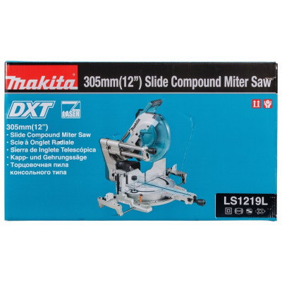 Торцовочная пила с протяжкой Makita LS1219L, 1800 Вт