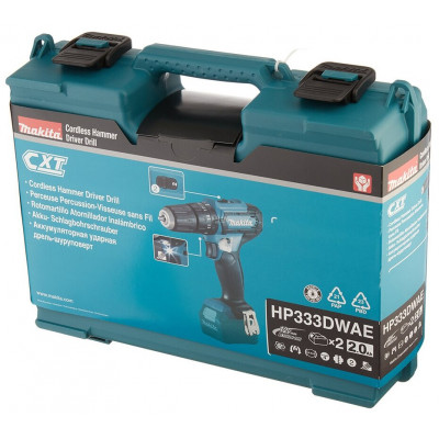 Аккумуляторная ударная дрель-шуруповерт Makita HP333DWAE