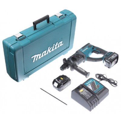 Перфоратор аккумуляторный Makita DHR202RFE 3.0Ач х2 кейс