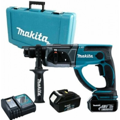 Перфоратор аккумуляторный Makita DHR202RFE 3.0Ач х2 кейс