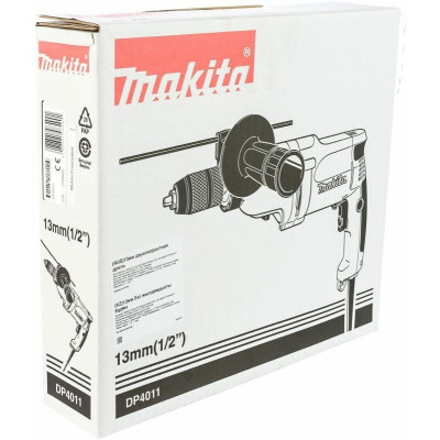 Безударная дрель Makita DP4011, 720 Вт, без аккумулятора