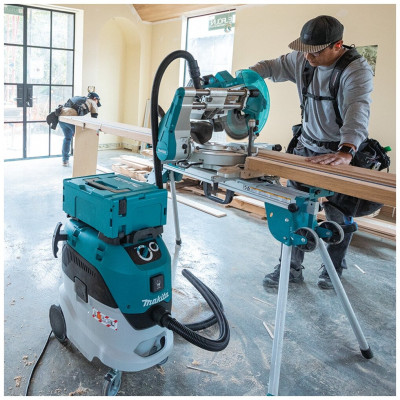 Профессиональный пылесос Makita VC4210L, 1200 Вт, белый/синий/черный