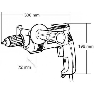 Безударная дрель Makita DP4003, 750 Вт