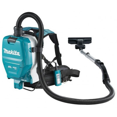 Профессиональный пылесос Makita DVC261ZX11, 8500 Вт, голубой/черный