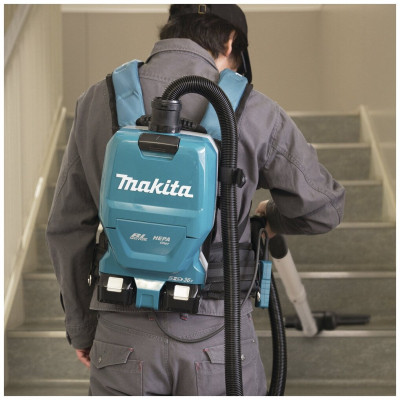 Профессиональный пылесос Makita DVC261ZX11, 8500 Вт, голубой/черный