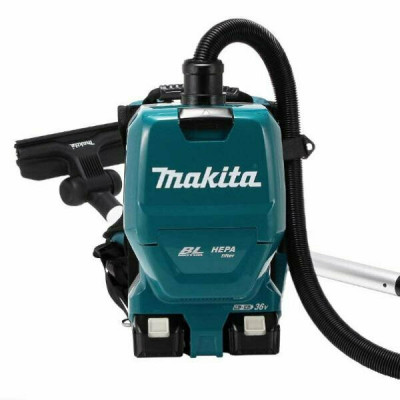 Профессиональный пылесос Makita DVC261ZX11, 8500 Вт, голубой/черный