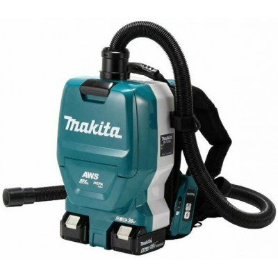 Профессиональный пылесос Makita DVC265ZXU, синий/черный без АКБ И З/У