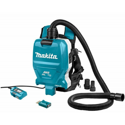 Профессиональный пылесос Makita DVC265ZXU, синий/черный без АКБ И З/У