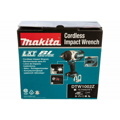 Аккумуляторный ударный гайковерт Makita DTW1002Z, без аккумулятора