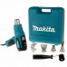 Строительный фен Makita HG651CK Case, 2000 Вт бирюзовый