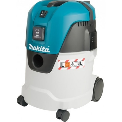 Строительный пылесос Makita VC2512L серебристый