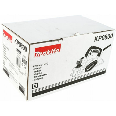 Сетевой электрорубанок Makita KP0800, без аккумулятора, 620 Вт