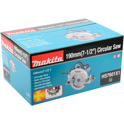 Дисковая пила  Makita HS7601X1, 1200 Вт