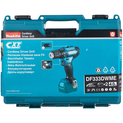 Аккумуляторная дрель-шуруповерт Makita DF333DWME