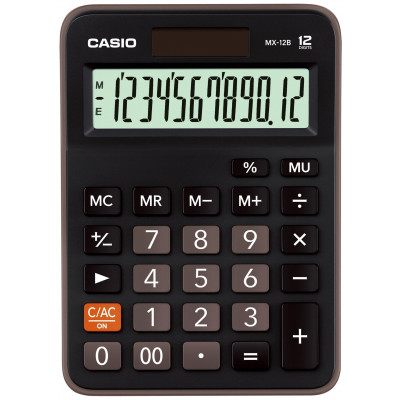 Калькулятор настольный CASIO MX-12B-W-EC