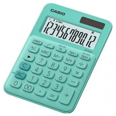 Калькулятор настольный CASIO MS-20UC-GN-W-EC