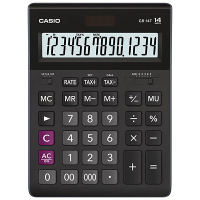 Калькулятор настольный CASIO GR-14T-W-EP