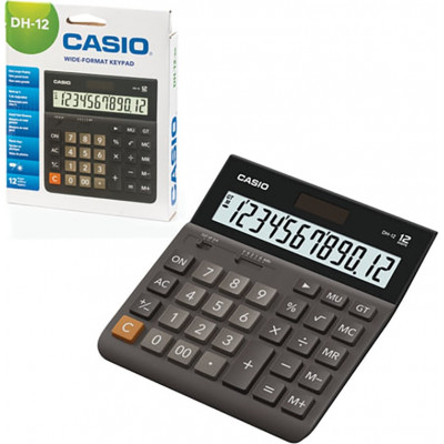 Калькулятор настольный CASIO DH-12-BK-S-EP