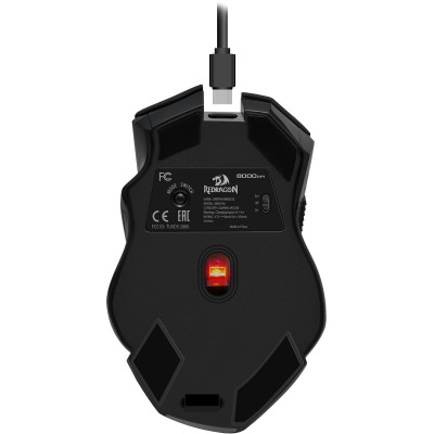 Мышь игровая беспроводная Redragon Griffin wireless, RGB, черный