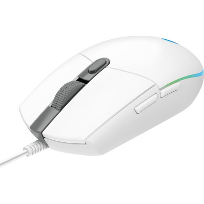 Мышь игровая Logitech G102 LIGHTSYNC WHITE 8000dpi/USB/2М/RGB (910-005824)