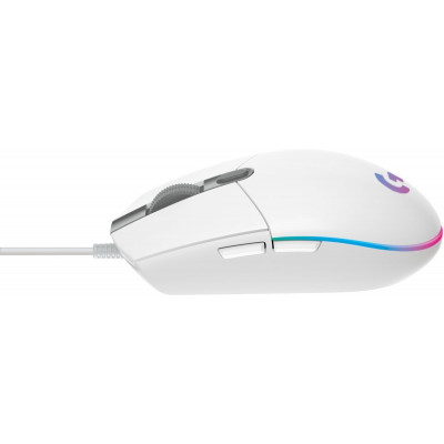 Мышь игровая Logitech G102 LIGHTSYNC WHITE 8000dpi/USB/2М/RGB (910-005824)