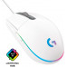 Мышь игровая Logitech G102 LIGHTSYNC WHITE 8000dpi/USB/2М/RGB (910-005824)