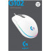 Мышь игровая Logitech G102 LIGHTSYNC WHITE 8000dpi/USB/2М/RGB (910-005824)