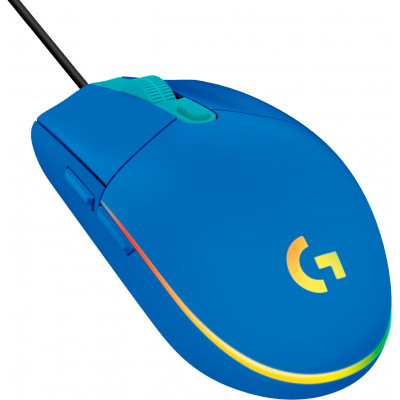 Мышь игровая Logitech G102 LIGHTSYNC BLUE 8000dpi/USB/2М/RGB (910-005801)