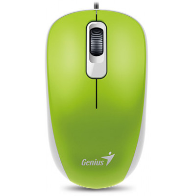 Мышь оптическая  Genius DX-110, USB, Green, G5 31010116105