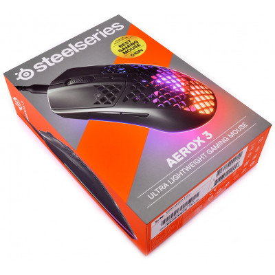 Мышь игровая SteelSeries Aerox 3 (2022) Onyx 62611 черный