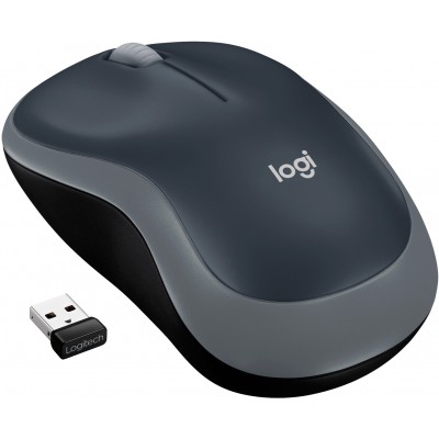 Мышка беспроводная Logitech M185 Swift Grey (910-002238)