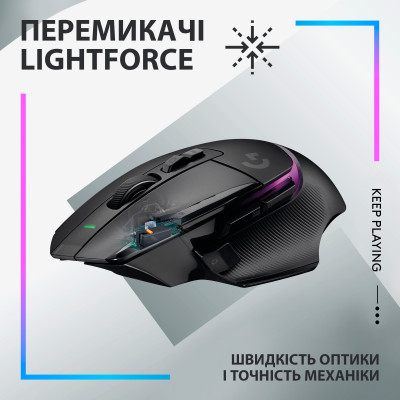 Мышка игровая LOGITECH G502 X PLUS BLACK/PREMIUM (910-006162)