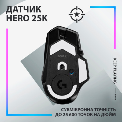 Мышка игровая LOGITECH G502 X PLUS BLACK/PREMIUM (910-006162)