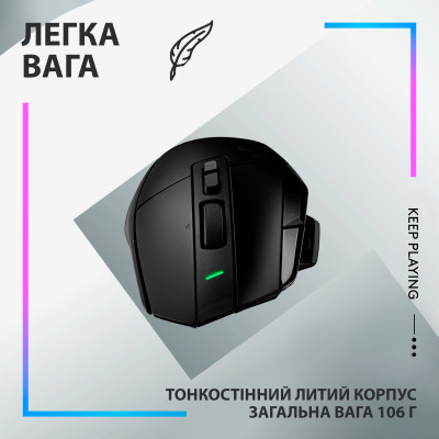 Мышка игровая LOGITECH G502 X PLUS BLACK/PREMIUM (910-006162)