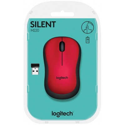 Мышка беспроводная LOGITECH M220 SILENT CHARCOAL 2.4GHZ(910-004878)