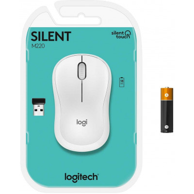 Мышка беспроводная LOGITECH M220 SILENT CHARCOAL 2.4GHZ(910-004878)