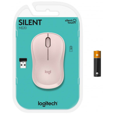 Мышка беспроводная LOGITECH M220 SILENT CHARCOAL 2.4GHZ(910-004878)