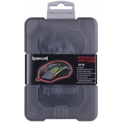 Игровая мышь компьютерная Redragon Memeanlion honeycomb, 7 кнопок, 12400 dpi