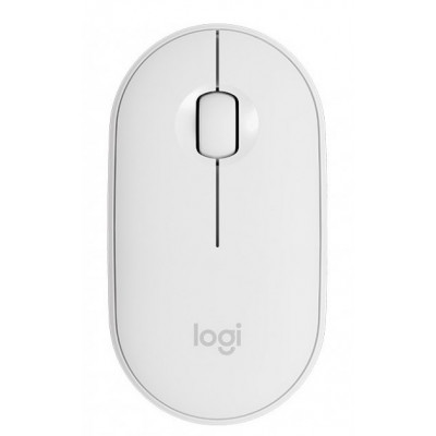 Мышка беспроводная Logitech Pebble M350 - OFF-WHITE - 2.4GHZ/BT - EMEA - CLOSED BOX (910-005716)