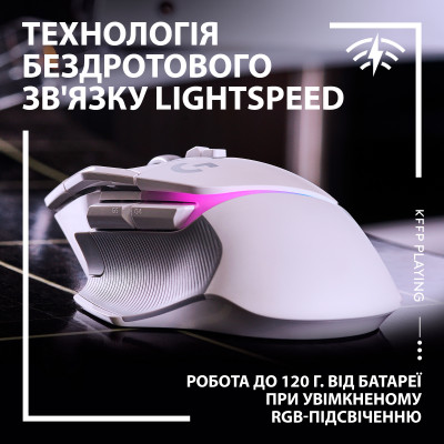 Мышка игровая LOGITECH G502 X PLUS WHITE/PREMIUM (910-006171)