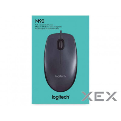 Мышка проводная Logitech M90 GREY (910-001793)