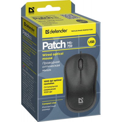 Мышь Defender Patch MS-759 черный