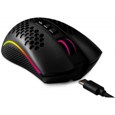 Мышь игровая беспроводная Redragon Storm Pro RGB, черный